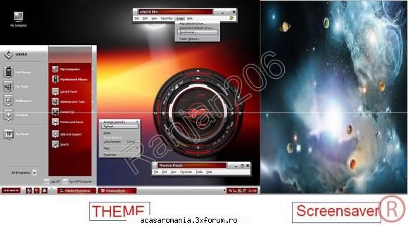 Ambient II Theme & Alpha Galaxy 1280 Screen saver - Ambient II Theme & Alpha Galaxy 1280 Screen - Software