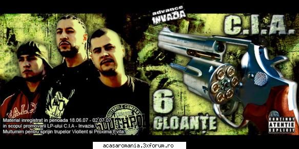 C.I.A. - 6 Gloante (2007) - Tibanu - Music albums