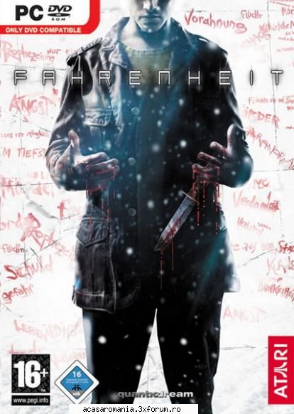 Fahrenheit Indigo Prophecy - Fahrenheit Indigo Prophecy Genre : Third-Person - Full games